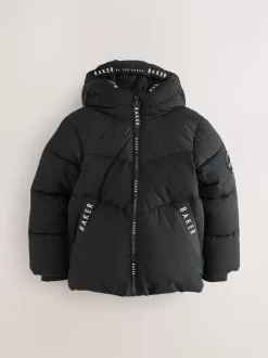 Zwart - Baker by Ted Baker Regenbestendig Gevoerd jack