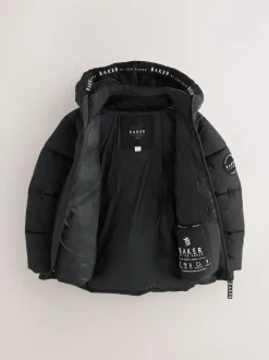 Zwart - Baker by Ted Baker Regenbestendig Gevoerd jack