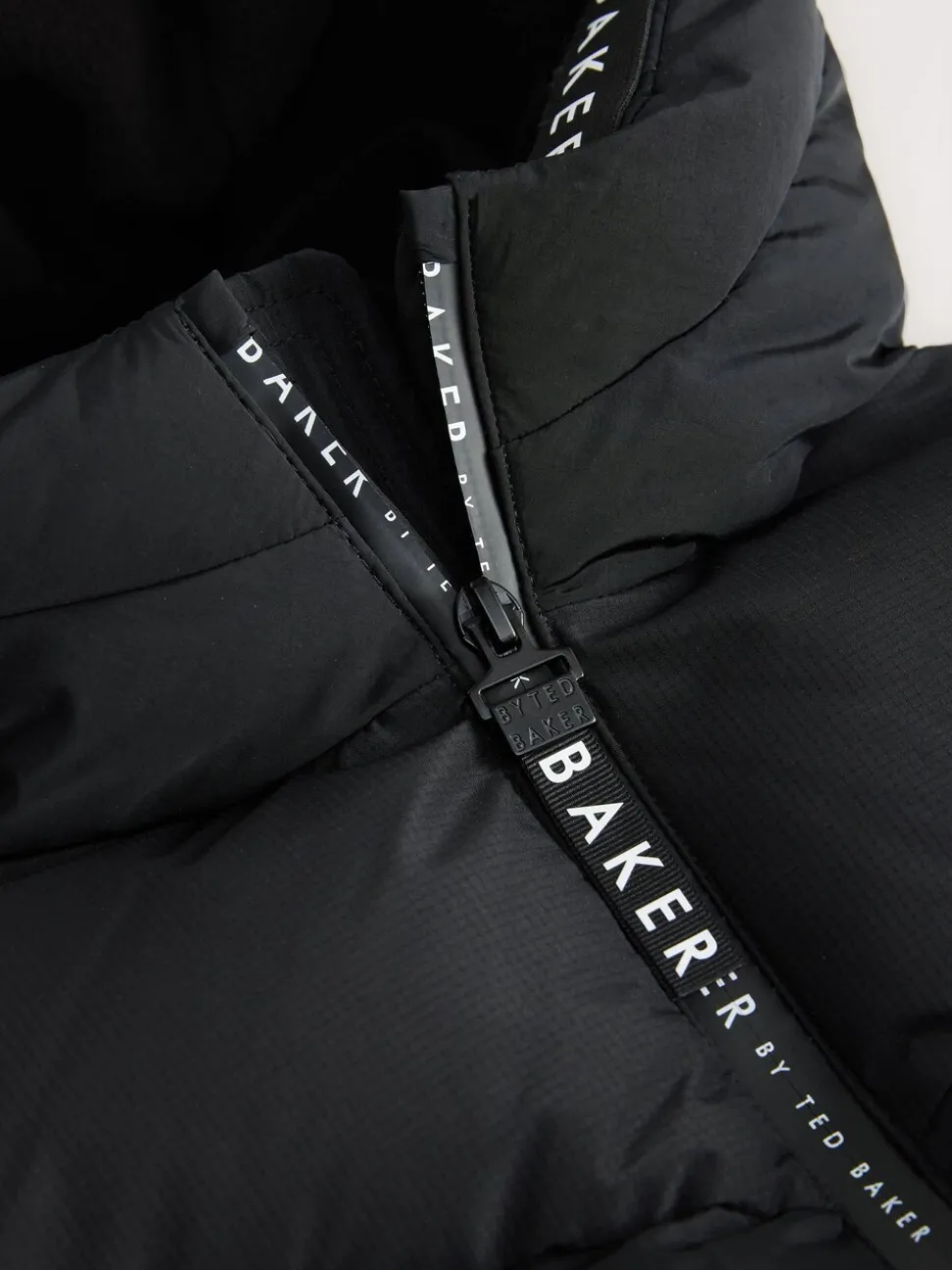 Zwart - Baker by Ted Baker Regenbestendig Gevoerd jack