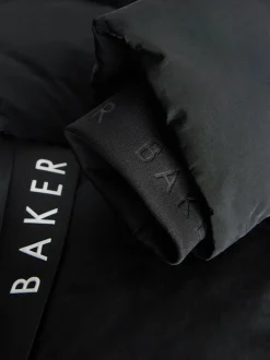 Zwart - Baker by Ted Baker Regenbestendig Gevoerd jack