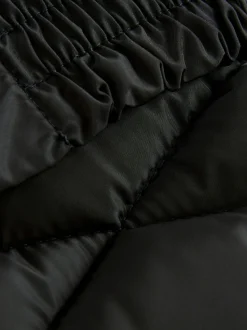 Zwart - Baker by Ted Baker - Regenbestendige halfzware gevoerde jas met ceintuur