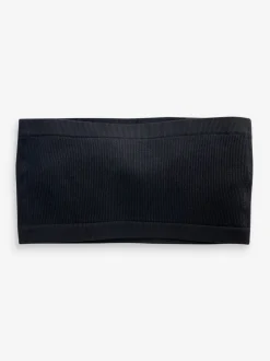 Zwart - Bandeau crop tops (7-16jr)