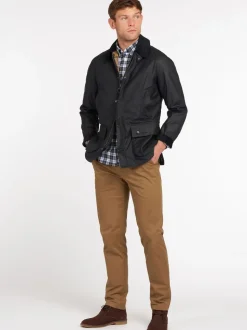 Zwart - Barbour® Ashby gewaxt jack