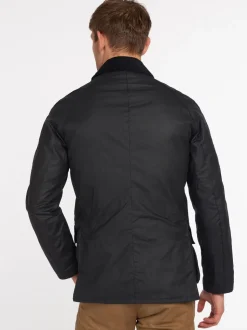 Zwart - Barbour® Ashby gewaxt jack