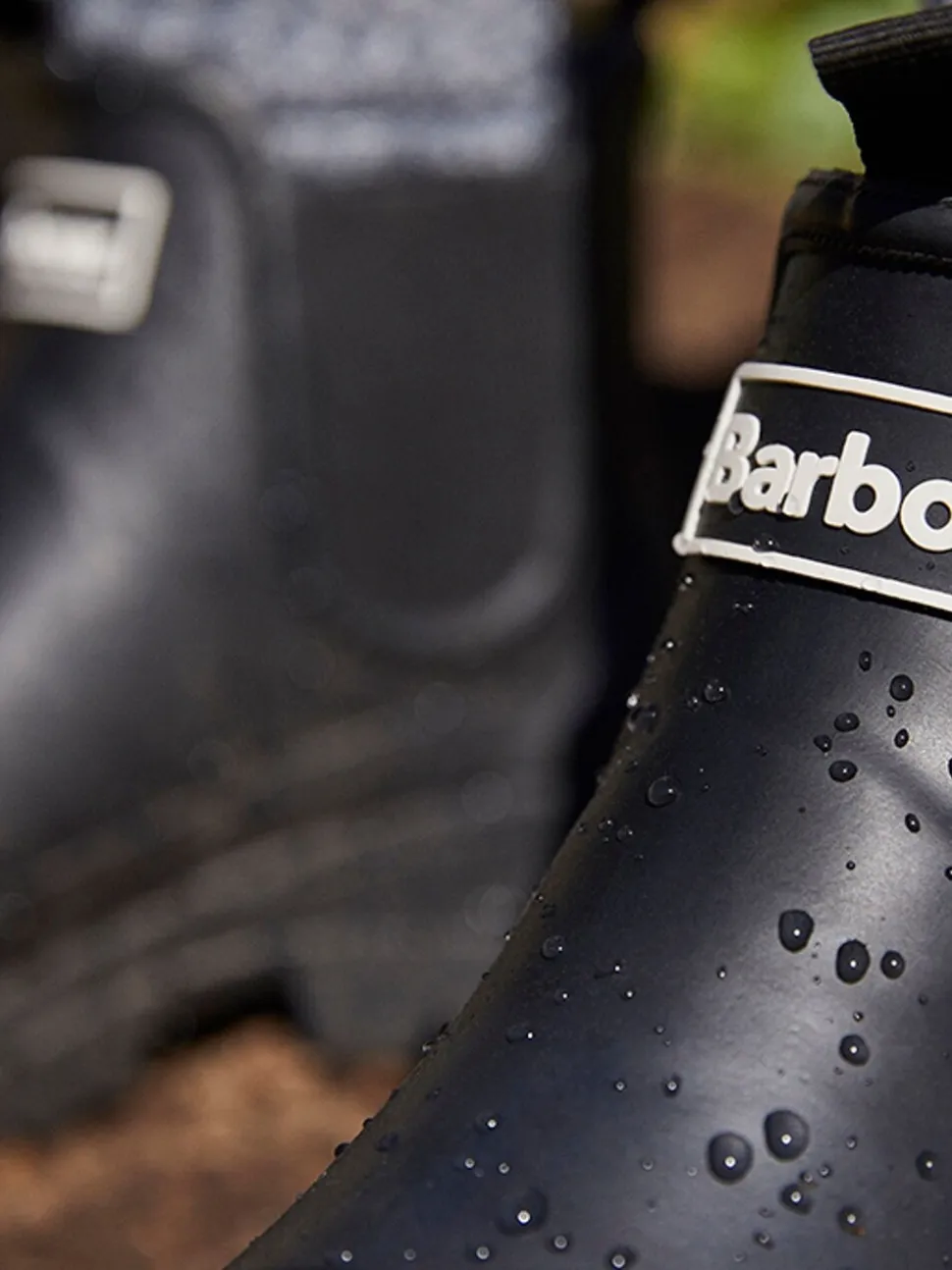 Zwart - Barbour® Nimbus Chelsea Wellington laarzen