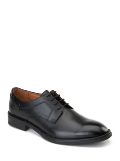 Zwart - Base London Sleeve Lace Up Shoe