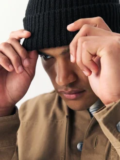 Zwart - Beanie-muts
