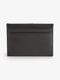 Zwart - BOSS Regular Fit Randy Signature Logo Card Holder