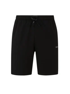 Zwart - BOSS Regular-Fit stretchy Short met Logo