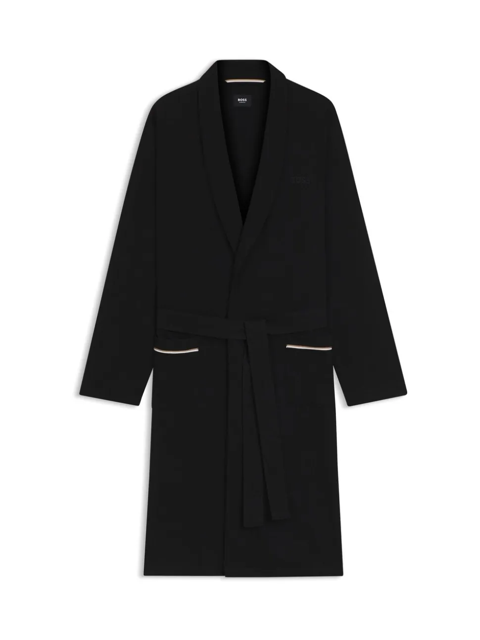 Zwart - BOSS Towelling Robe