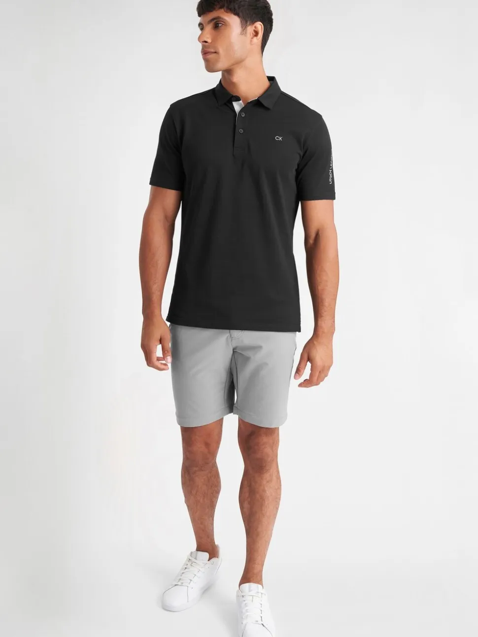 Zwart - Calvin Klein Golf Uni poloshirt
