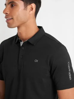 Zwart - Calvin Klein Golf Uni poloshirt