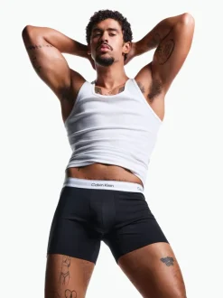 Zwart - Calvin Klein Icon Cotton Stretch Boxer Briefs 3 Pack