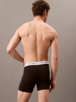Zwart - Calvin Klein Icon Cotton Stretch Boxer Briefs 3 Pack