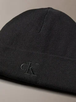 Zwart - Calvin Klein Signature Logo Beanie