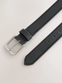 Zwart - Casual leren riem