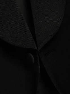 Zwart - Charles Tyrwhitt - Slim-fit dinercolbert met sjaalrevers