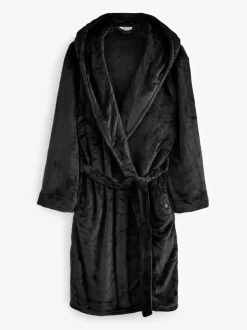 Zwart - Chelsea Peers - Fleece badjas