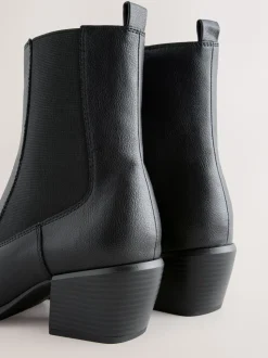 Zwart - Chelsea-stijl western cowboy Boots