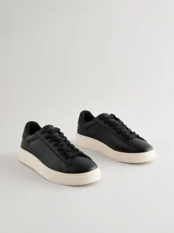 Zwart - Chic-casual lange sneakers