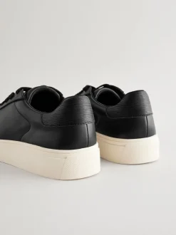 Zwart - Chic-casual lange sneakers