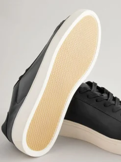 Zwart - Chic-casual lange sneakers