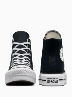 Zwart - Converse Lift - Bleke hoge sneakers met plateauzool