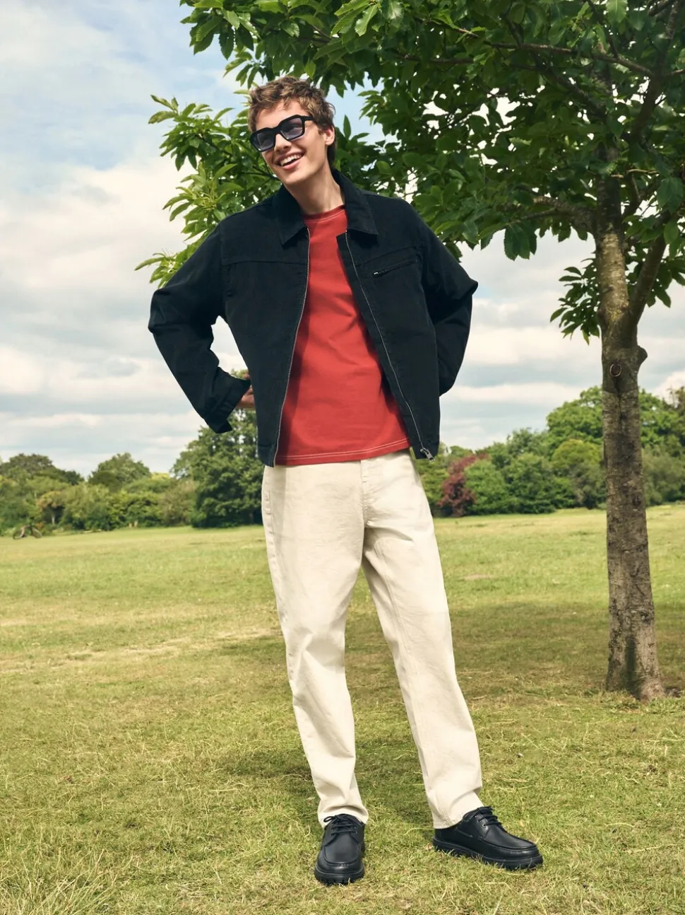 Zwart - Corduroy Borg Lined Jacket