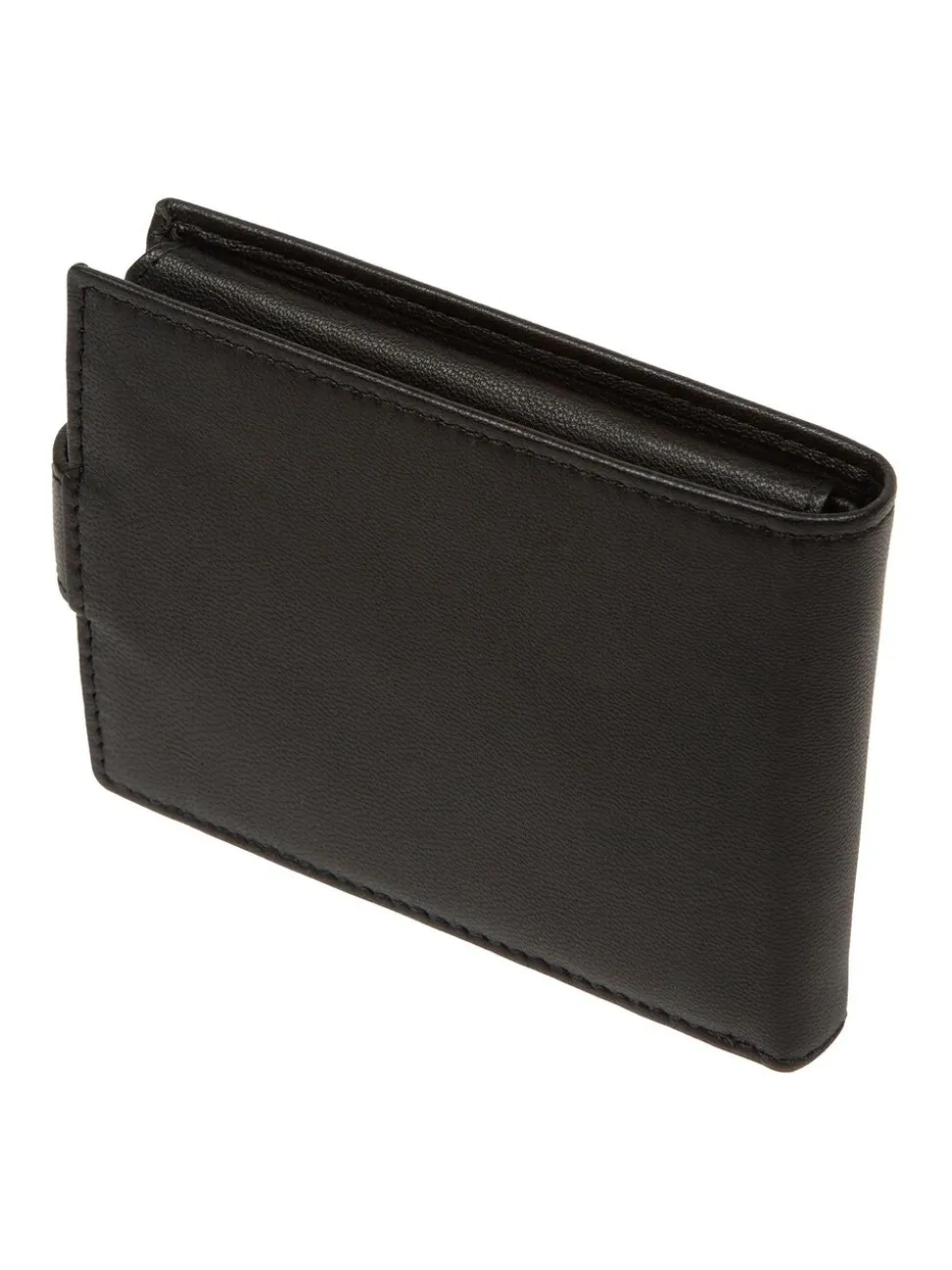 Zwart - Cultured London 'Max' Leather Wallet