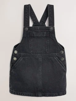 Zwart - Denim overgooier (3 mnd-8 jr)