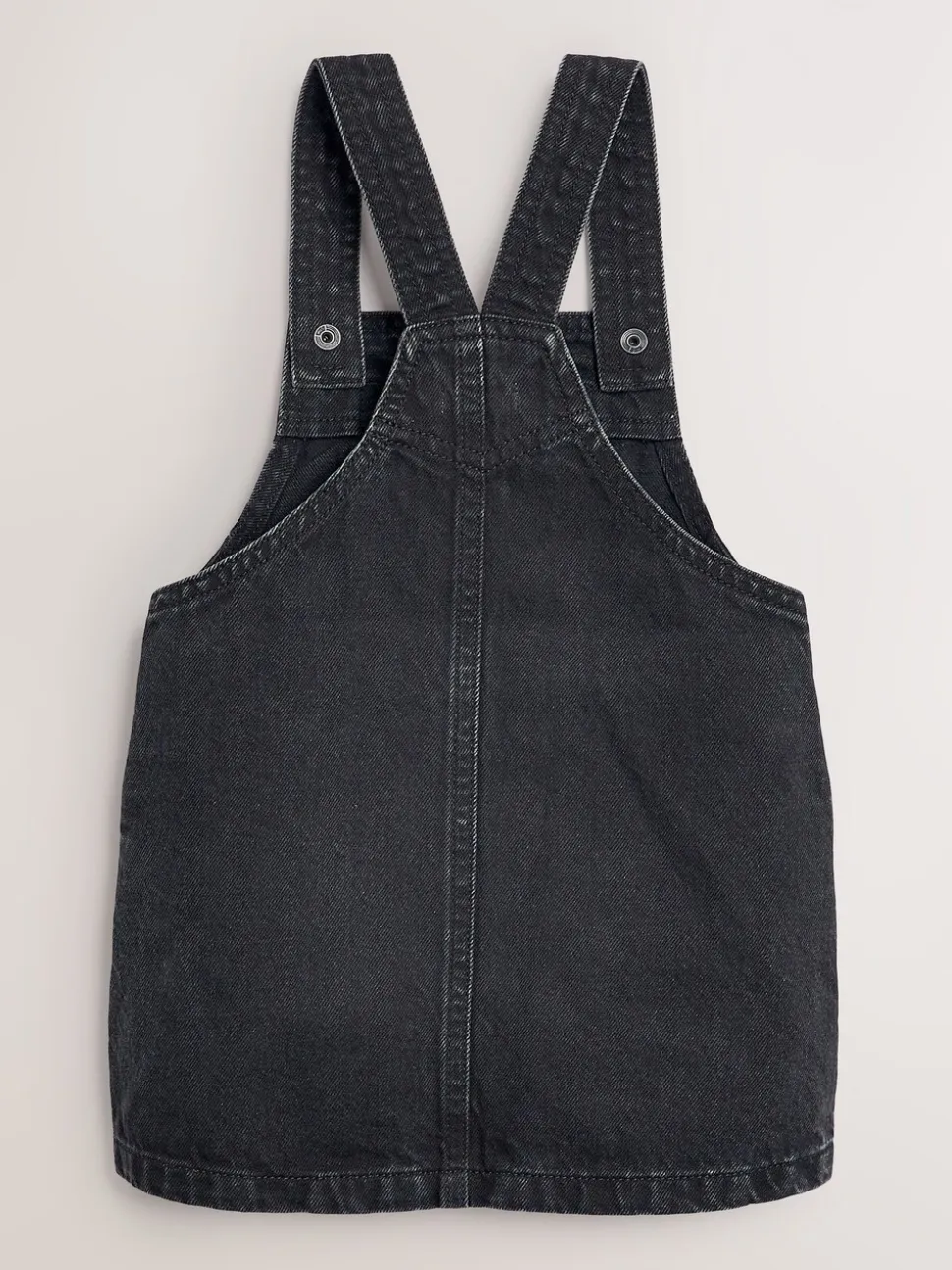 Zwart - Denim overgooier (3 mnd-8 jr)