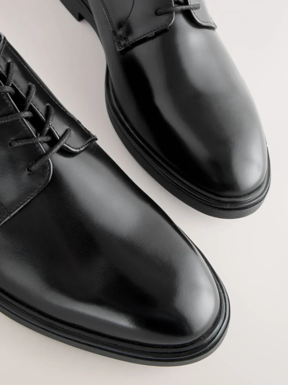 Zwart - Derby schoenen