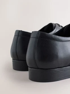 Zwart - Derby schoenen met reliëfpatroon