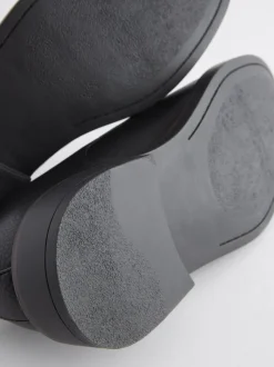 Zwart - Derby-schoenen met dikke zool