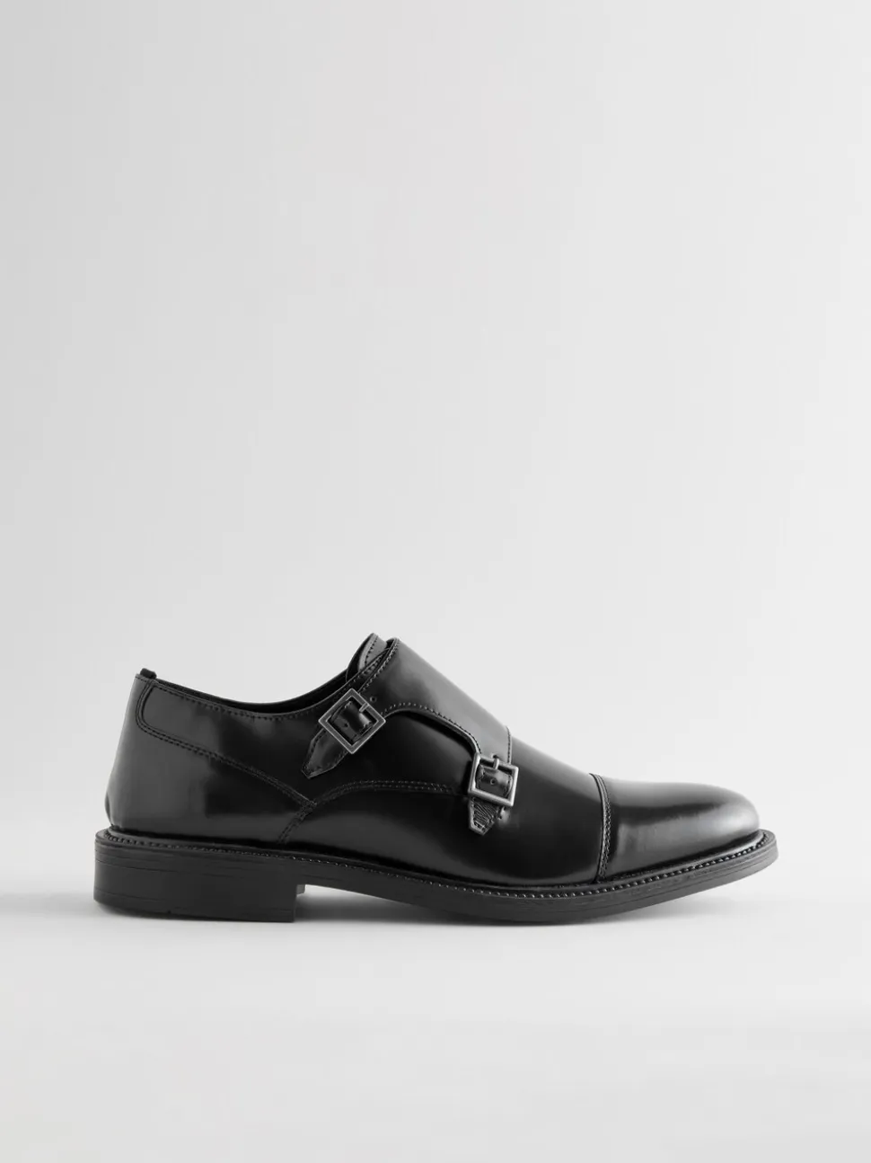 Zwart - Double Monk Shoes