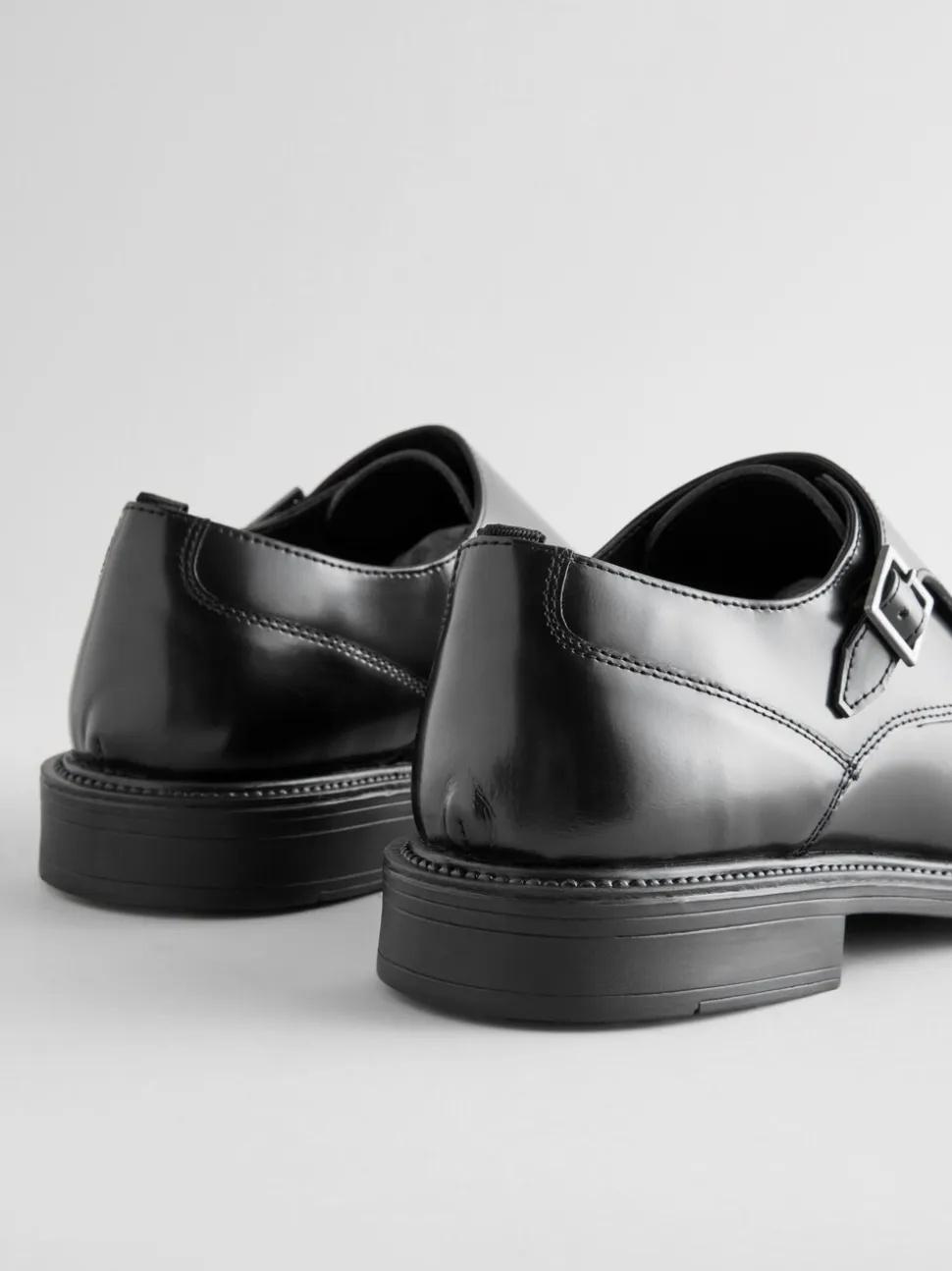 Zwart - Double Monk Shoes