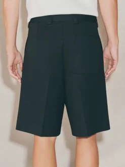 Zwart - EDIT Baggy Fit Formal Shorts
