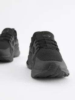 Zwart - Elastische sportschoenen