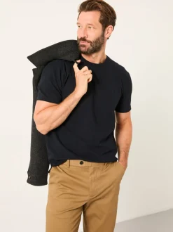 Zwart - FatFace T-shirt met korte mouwen