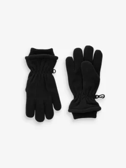 Zwart - Fleece handschoenen (3-16jr)
