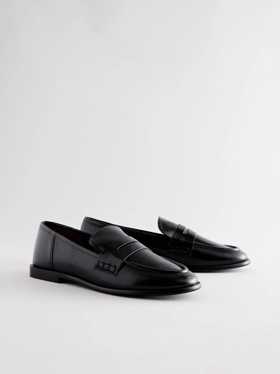Zwart - Forever Comfort® Penny loafers met ronde neus