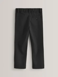 Zwart - Formele skinny schoolbroek met stretch (3-17 jr)