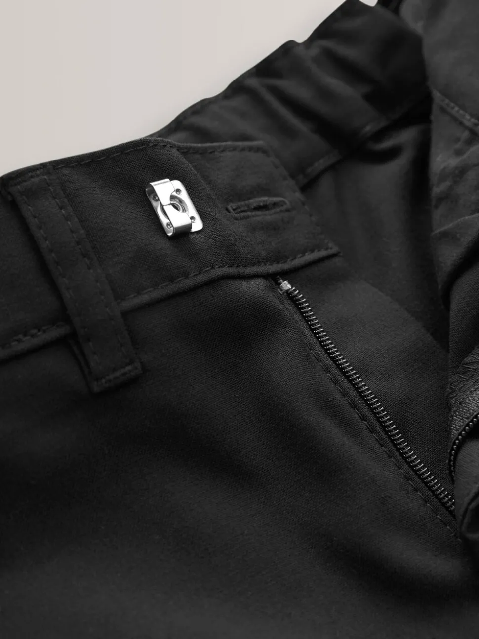 Zwart - Formele skinny schoolbroek met stretch (3-17 jr)