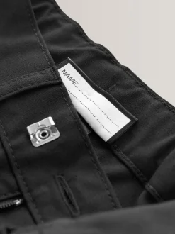 Zwart - Formele skinny schoolbroek met stretch (3-17 jr)