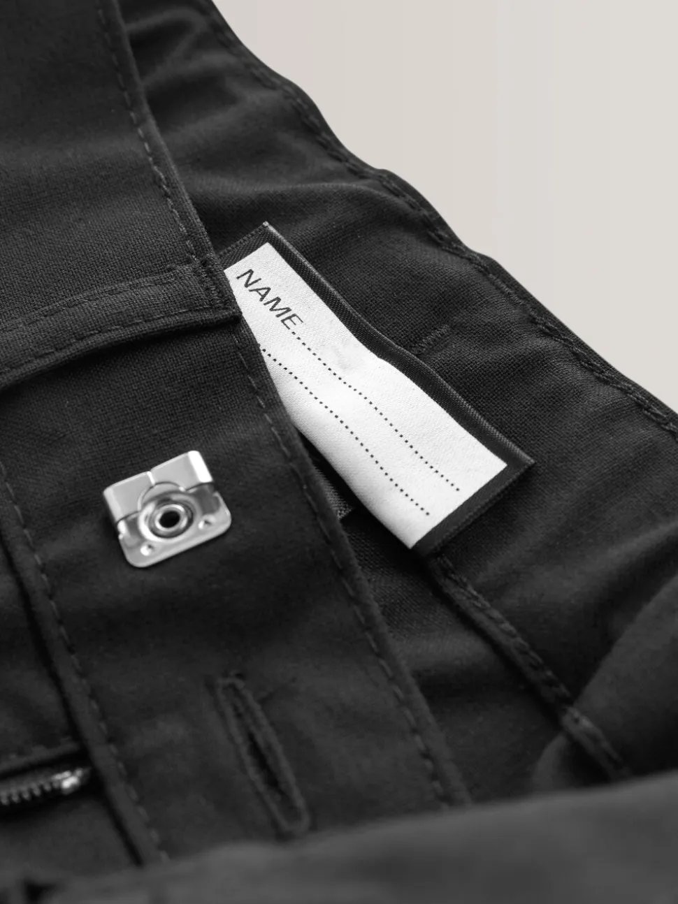 Zwart - Formele skinny schoolbroek met stretch (3-17 jr)