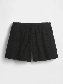 Zwart - Gap hoge taille eyelet easy shorts