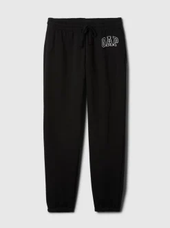 Zwart - Gap joggingbroek met logo en rechte pijpen