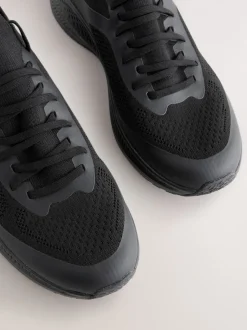 Zwart - Gebreide sneakers