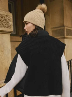 Zwart - Gewatteerd gilet