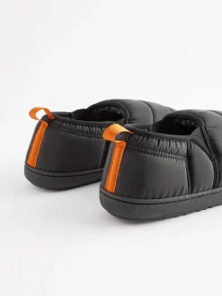Zwart - Gewatteerde pantoffels